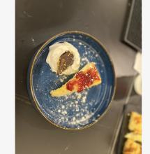 Tarta de Queso al Horno con mermelada